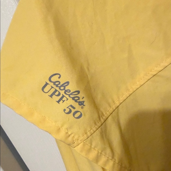 Cabela's Guidewear Bright Yellow Shirt - Picture 5 of 6